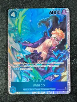 2025 One Piece MARCO #PRB02-008 Premium Booster: The Best Vol.2 Super Rare ENG - Image 1