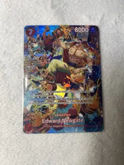 One Piece Card Game Edward.Newgate ST15-002 Royal Blood SP Foil Super Rare 8000 - Image 1