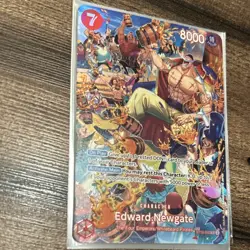 One Piece Card Game Edward.Newgate ST15-002 Royal Blood SP Foil Super Rare 8000 - Image 5