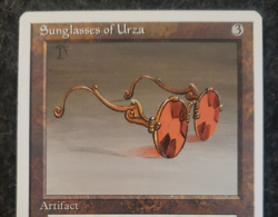 Sunglasses of Urza 4TH NM Artifact Rare MAGIC THE GATHERING CARD UNPLD (DS3D1E2) - Image 3