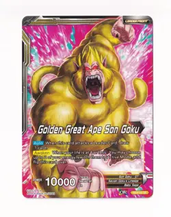 2018 Dragon Ball Super Card Game #SD5-01 Golden Great Ape Son Goku / Long Odds - Image 2