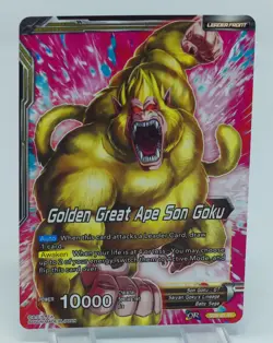 2018 Dragon Ball Super Card Game #SD5-01 Golden Great Ape Son Goku / Long Odds - Image 3