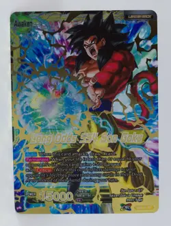 2018 Dragon Ball Super Card Game #SD5-01 Golden Great Ape Son Goku / Long Odds - Image 5