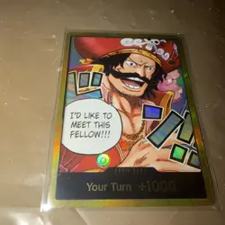 One Piece - DON!! Card (Gold Alternate Art) OP13 / Carrying On His Will - Image 3