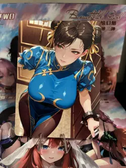 Non-Holo Beautiful Waifu Card Goddess Story CCG Anime Waifu Double Sided - Image 1