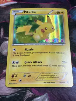 Pikachu 26/83 Toys R Us Promo Holo Stamped Pokemon Card - Image 1