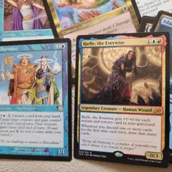 Whole COMMANDER Magic Deck - Heaven to Earth Games =Mythic Rare Rielle Card Draw - Image 1