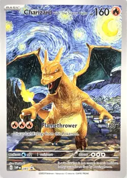 Pokemon Van Gogh 151 Original Starters ACG Art Starry Night Promo Card READ DESC - Image 2