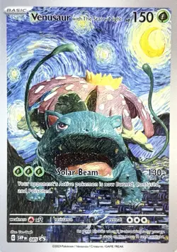 Pokemon Van Gogh 151 Original Starters ACG Art Starry Night Promo Card READ DESC - Image 4