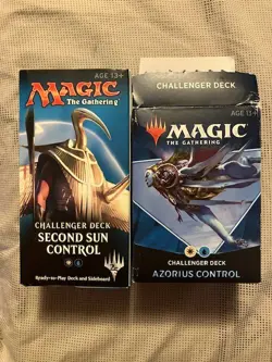 mtg deck lot - azorius control challenger deck and second sun control deck - Image 1