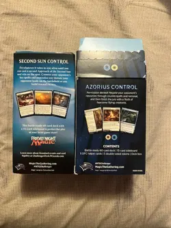 mtg deck lot - azorius control challenger deck and second sun control deck - Image 2