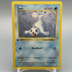 Seel 41/102 - Base Set (Shadowless) - 1st Edition - Pokemon TCG - Image 2