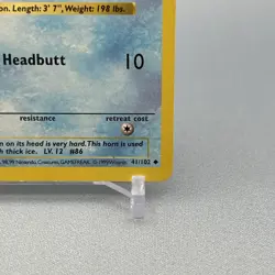 Seel 41/102 - Base Set (Shadowless) - 1st Edition - Pokemon TCG - Image 5