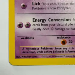 Pokemon TCG Gastly Fossil #33/62 WOTC Vintage 1999 1st Edition - Image 5