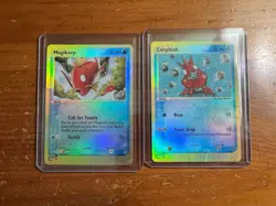 Pokemon - Magikarp EX Dragon #60/97 & Corphish EX Dragon 54/97 - Reverse Holo HP - Image 1