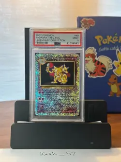 2002 Pokemon Legendary Collection Kadabra Reverse Holo 49/110 PSA 9 Low Pop - Image 1