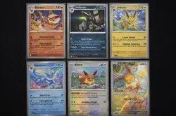 (x6) Pokemon Eeveelutions Holo Lot Umbreon Vaporeon Jolteon Flareon Eevee - Image 1