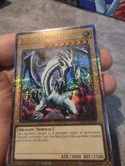 Yugioh Blue-Eyes White Dragon RA03-EN079 QCR 1st Edition NM - Image 2