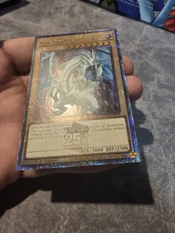 Yugioh Blue-Eyes White Dragon RA03-EN079 QCR 1st Edition NM - Image 3