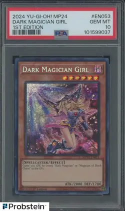 2024 YU-GI-OH! MP24 1st Edition #EN053 Dark Magician Girl PSA 10 GEM MINT - Image 1