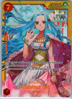 Nefeltari Vivi OP04-118 SEC English Kingdoms of Intrigue - One Piece Card - NM - Image 1
