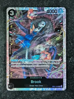 2024 One Piece BROOK #EB01-046 Memorial Collection Super Rare English - Image 1