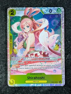 2024 One Piece SHIRAHOSHI #EB01-057 Memorial Collection Super Rare English - Image 1