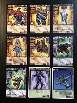Wildstorms Super-Hero Collectible Card Game / Youngblood Lot / Rare - Image 1