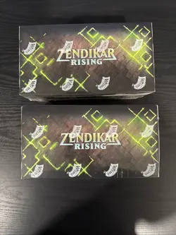 Two Zendikar Rising Set Booster Boxes - MTG - NEW - Sealed - Image 1