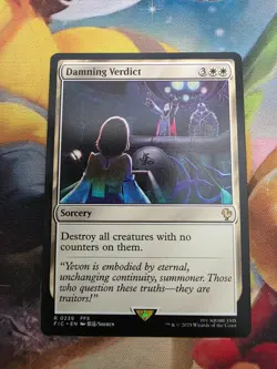 Damning Verdict - 0239 - Commander: Final Fantasy - FIC - NM - MTG - Image 1