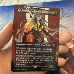 Sephiroth, Fabled SOLDIER (0382) (Borderless) Final Fantasy Foil - Image 2