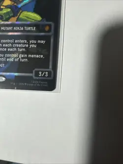 MTG Leonardo, the Balance 0083 Borderless Surge Pixel Foil TMNT Pack Fresh - Image 3