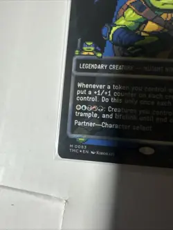 MTG Leonardo, the Balance 0083 Borderless Surge Pixel Foil TMNT Pack Fresh - Image 4