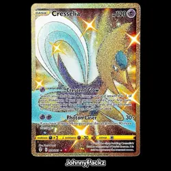 Cresselia 228/203 - 2021 Evolving Skies - Secret Rare Gold - Pokemon Card (NM) - Image 1