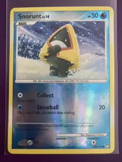 Pokemon TCG - Snorunt 100/123 [Reverse Holo] - Mysterious Treasures - LP - Image 1