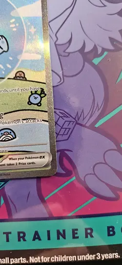 Mew ex 232/091 Illustration Rare Paldean Fates Near Mint Pokemon TCG IR Holo - Image 2