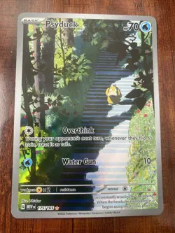 Pokemon 151 Psyduck 175/165 Full Art Illustration Rare Holo NM/M PACK FRESH! - Image 1