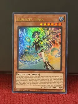 Yugioh! Elfnote Tinia, BPRO-EN011, Ultra Rare, 1st Edition - Image 1