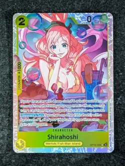 2025 One Piece SHIRAHOSHI #OP12-102 Legacy of the Master Super Rare English - Image 1