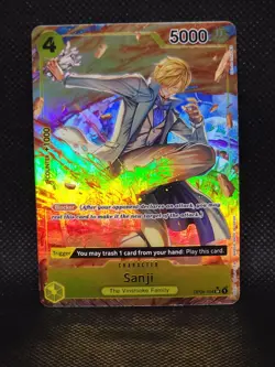 one piece sanji alternate art op04-104 - Image 1