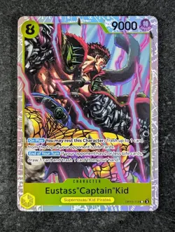 2025 One Piece EUSTASS "CAPTAIN" KID #OP10-112 Royal Blood Super Rare English - Image 1