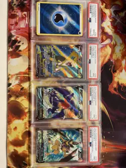 4x TCG Pokemon slabs. All cards in photos are sent to buyer. 1x PSA 10. 3x PSA 9 - Image 1