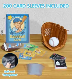 DEQADIC 16 Pocket Card Binder, 1000+ Trading Card Album Folder, Side Loading ... - Image 2