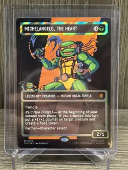 Michelangelo, the Heart (0092) (Borderless) (Surge Foil) - Image 1