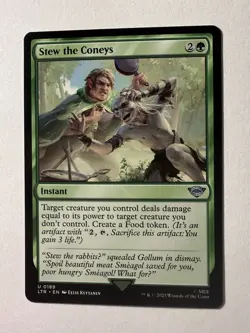 Stew the Coneys (189) The Lord of the Rings: Tales of Middle-earth LTR MTG Magic - Image 1