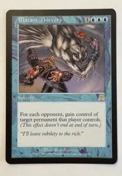 MTG: Onslaught: Blatant Thievery #71 Excellent Condition - Image 1