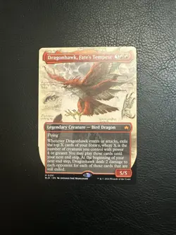 Dragonhawk, Fate's Tempest (Borderless) Bloomburrow Regular - Image 1