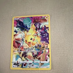 Pokemon Pikachu Secret Rare Full Art Holo Crown Zenith 160/159 English Card - Image 1