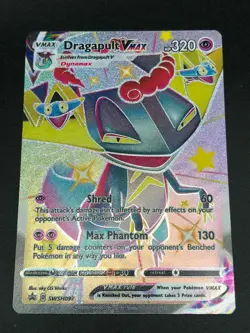Dragapult VMAX SWSH097 Shiny Full ART Pokemon Shining Fates Promo NM 2021 Card - Image 1