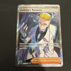 Pokemon TCG Colress's Tenacity Trainer Shrouded Fable Ultra Rare Card 087/064 - Image 1